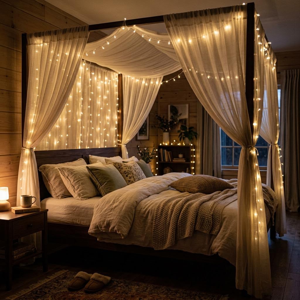 Canopy with lights